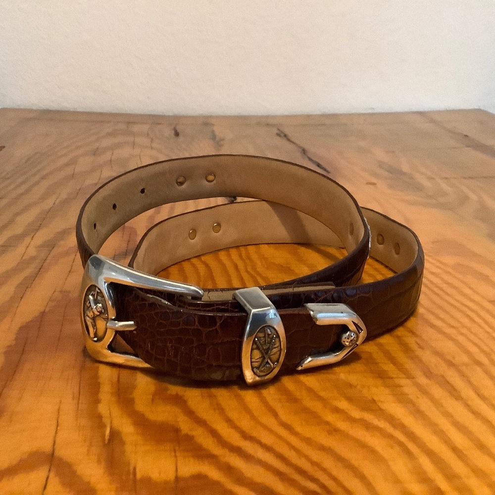 Charles Underwood alligator skin belt